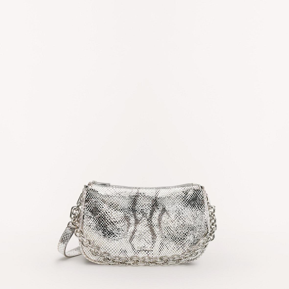 Furla Moon Tasker Tilbud - Skuldertasker Dame Sølv NUP206748